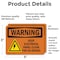 Signmission Keep Electrical Panel Clear With Symbol OSHA Warning Sign, Vinyl Decal, 5in W x 3.5in L, 2PK OS-2PACK-WS-D-35-L-12209 - alternate 4